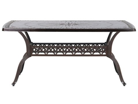 Stół ogrodowy 165 x 102 cm brązowy LIZZANO