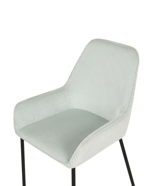 Zestaw 2 krzeseł do jadalni LOVERNA Sztruks Miętowy