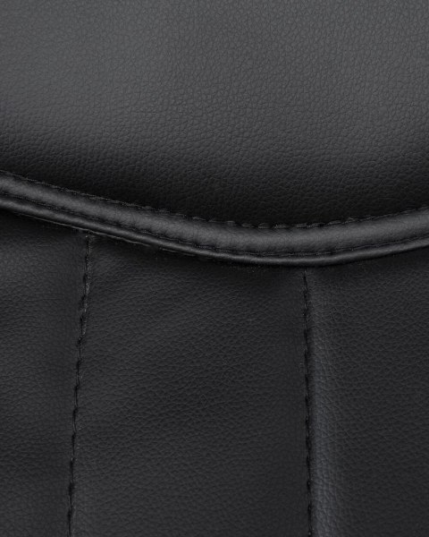 Fotel biurowy regulowany ekoskóra czarny TRIUMPH