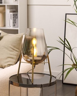 Lampa stołowa MENA Metal Złoty Lumarko!