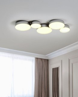 Lampa sufitowa LED LUGA Metal Srebrny Lumarko!