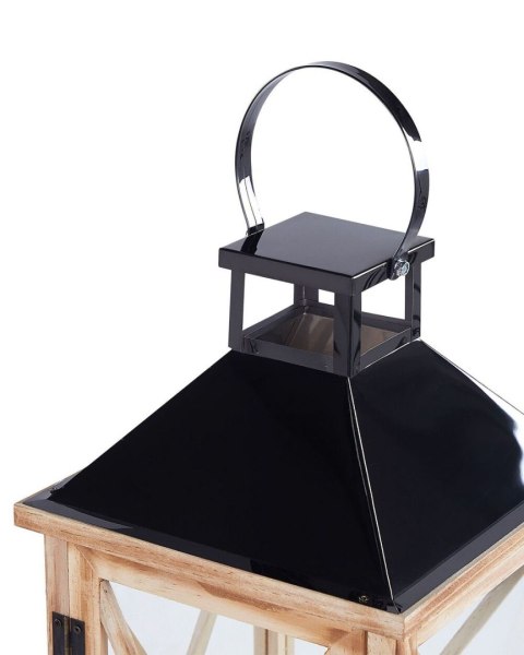 Lampion TELAGA Drewno 61 cm Jasnobrązowy