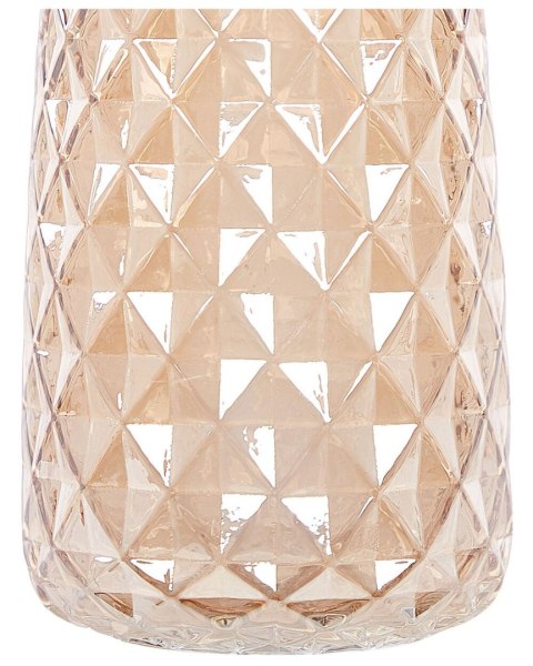 Wazon na kwiaty PACHEIA Szkło 23 cm Pomarańczowy