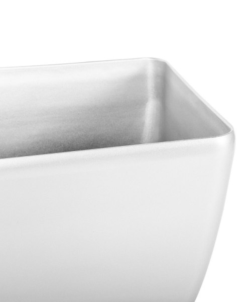 Zestaw 2 doniczek ASTRAS Kamień 42 cm Srebrny