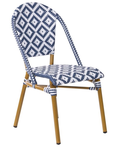 Zestaw ogrodowy dla 4 osób RIFREDDO Technorattan Niebieski