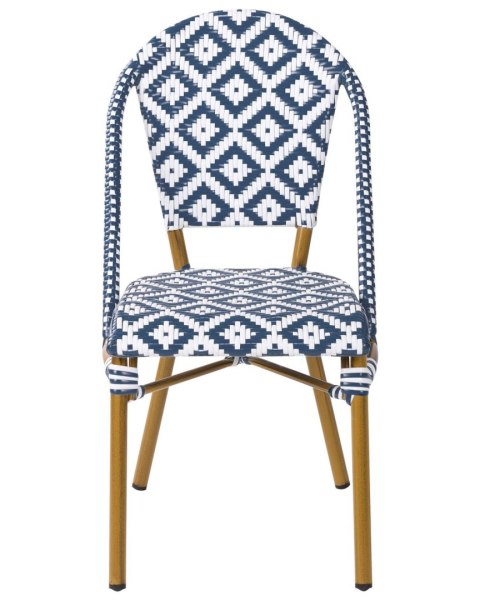 Zestaw ogrodowy dla 4 osób RIFREDDO Technorattan Niebieski