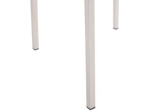 Zestaw ogrodowy dla 6 osób GROSSETO Blat dzielony Granit Polerowany Szary/ czarny