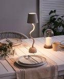 Bezprzewodowa lampa stołowa LED VOUGA Ze ściemniaczem Metal Beżowy Lumarko!
