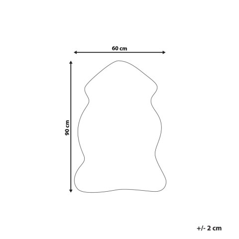 Dywan imitacja futra królika beżowy UNDARA