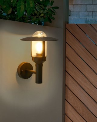 Lampa ścienna ogrodowa TIZU Czarny