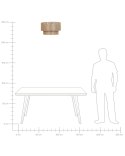 Lampa sufitowa DORING Juta Naturalny Lumarko!