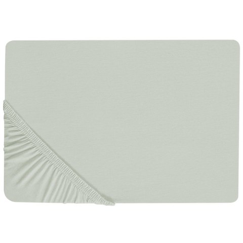 Prześcieradło z gumką JANBU Bawełna 180x200 cm Jasnozielony Lumarko!