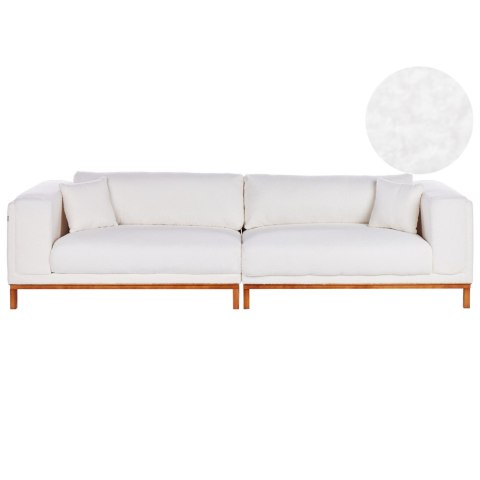 Sofa 4-osobowa boucle złamana biel VENG Lumarko!