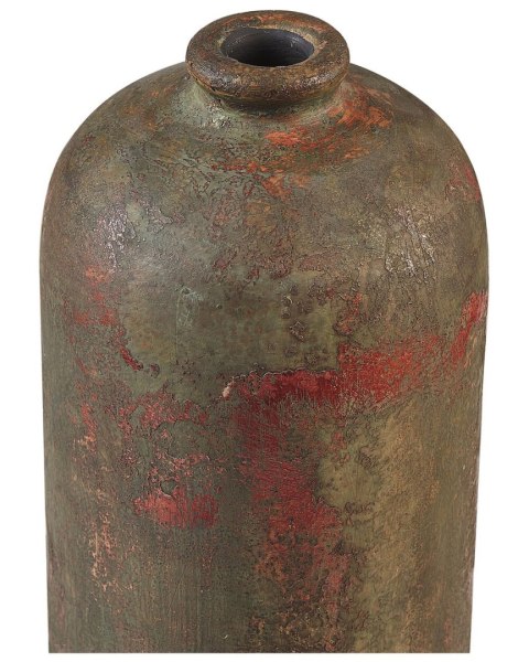 Wazon dekoracyjny UBEDA Ceramika 41 cm Zielony