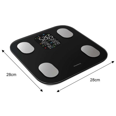 ANALITYCZNA WAGA ŁAZIENKOWA SMART IOS ANDROID KLAUSBERG KB-7854 Lumarko!
