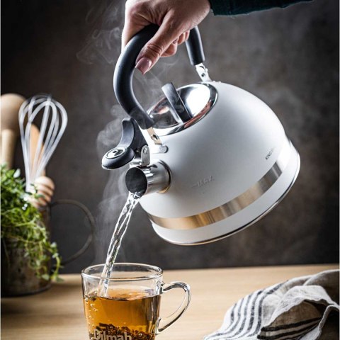 Czajnik 1,8l Z Gwizdkiem Kinghoff Kh-1852 Biały Lumarko!