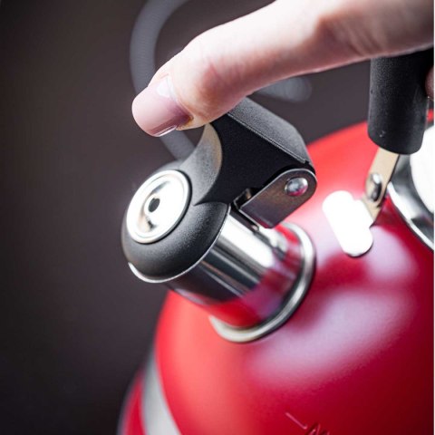 CZAJNIK 1,8L Z GWIZDKIEM KINGHOFF KH-1853 CZERWONY Lumarko!