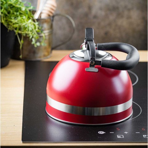 CZAJNIK 1,8L Z GWIZDKIEM KINGHOFF KH-1853 CZERWONY Lumarko!