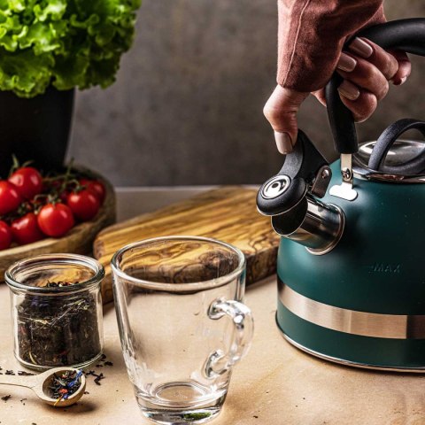 CZAJNIK 1,8L Z GWIZDKIEM KINGHOFF KH-1855 zielony Lumarko!