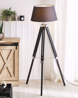 Lampa podłogowa MADEIRA Drewno Czarny Lumarko!