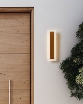 Lampa ścienna ogrodowa LED ROSALIE Złoty