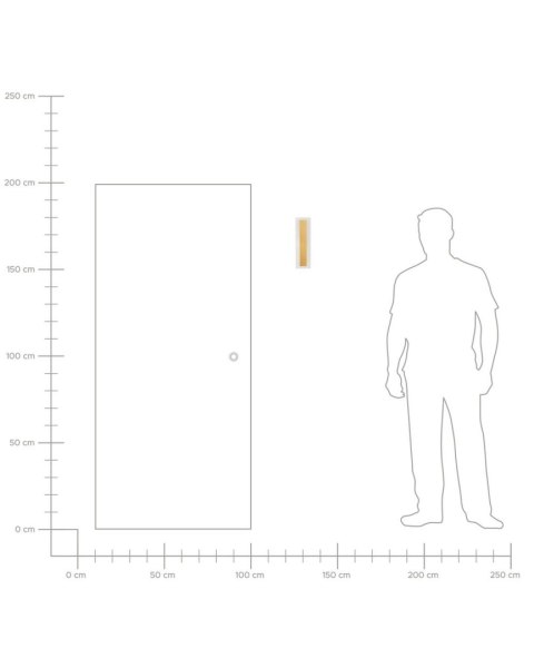 Lampa ścienna ogrodowa LED ROSALIE Złoty