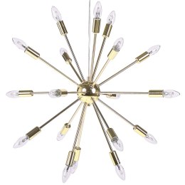 Lampa wisząca MAGUSE Metal Złoty Lumarko!