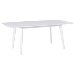 Stół do jadalni rozkładany SANFORD Biały 150/195 cm 90 cm Lumarko!