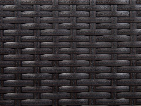 Zestaw ogrodowy dla 8 osób ITALY z poduszkami Technorattan Brązowy