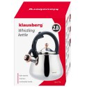 CZAJNIK STALOWY Z GWIZDKIEM 2,8L KLAUSBERG KB-7776 Lumarko!