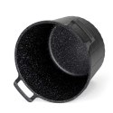 GARNEK GRANITOWY Z POKRYWĄ 24cm 6,5L E-7032 Lumarko!