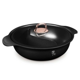 GARNEK TYTANOWY HOT POT Z POKRYWĄ 30cm BERLINGER HAUS BH-8627 BLACK ROSE Lumarko!