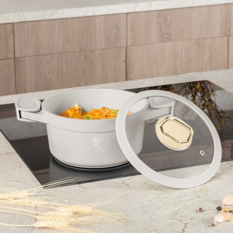 GARNEK TYTANOWY Z POKRYWĄ 20cm BERLINGER HAUS BH-7786 SAHARA Lumarko!