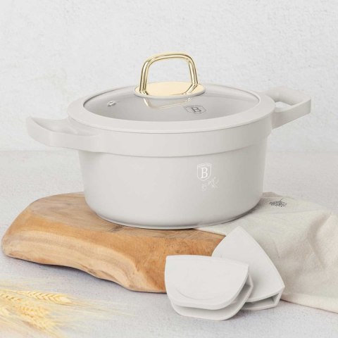 GARNEK TYTANOWY Z POKRYWĄ 20cm BERLINGER HAUS BH-7786 SAHARA Lumarko!