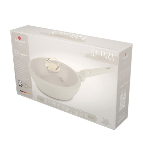 GŁĘBOKA PATELNIA TYTANOWA 24cm BERLINGER HAUS BH-8062 SAHARA Lumarko!