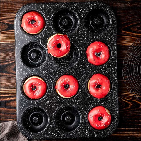 GRANITOWA FORMA DO PIECZENIA 12 PĄCZKÓW DONUT KLAUSBERG KB-7841 Lumarko!