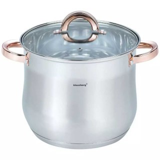 Klausberg Garnek Gastro Z Pokrywą 22cm 7l Kb-7792 Lumarko!