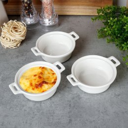 KOKILKI MISECZKI PORCELANOWE DO ZAPIEKANIA 3 szt. OKRĄGŁE Lumarko!