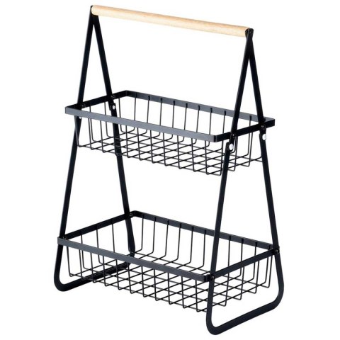 KOSZYK PIĘTROWY NA OWOCE PIECZYWO 2 POZIOMY 229155 Lumarko!