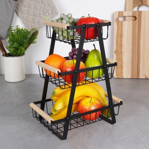 KOSZYK PIĘTROWY NA OWOCE PRZYPRAWY LOFT 229097 Lumarko!