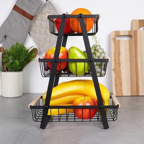 KOSZYK PIĘTROWY NA OWOCE PRZYPRAWY LOFT 229097 Lumarko!