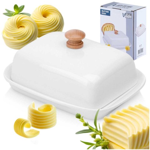 MASELNICZKA MASELNICA CERAMICZNA BIAŁA 139678 Lumarko!