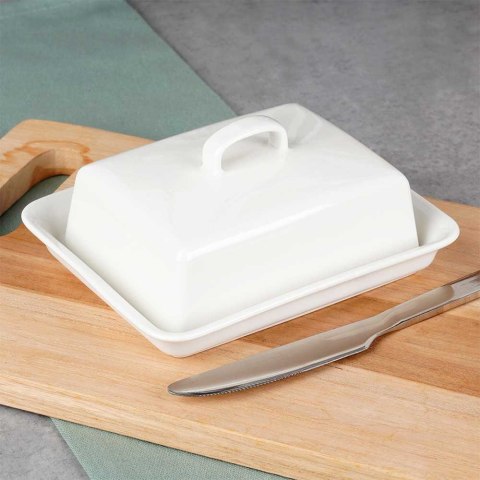 MASELNICZKA MASELNICA CERAMICZNA BIAŁA 139680 Lumarko!