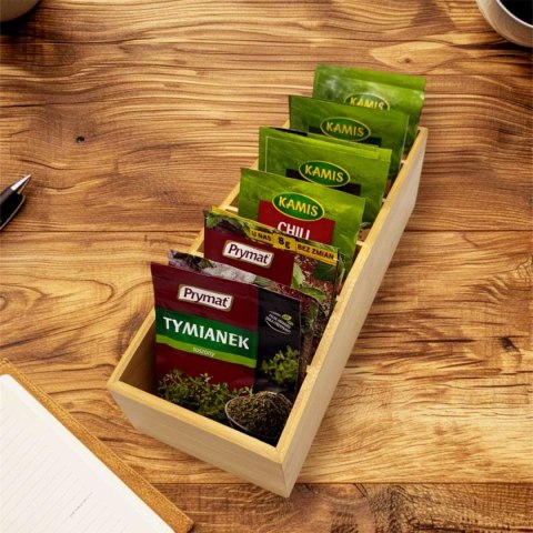 Organizer Bambusowy Na Przyprawy W Torebkach 3807 Lumarko!