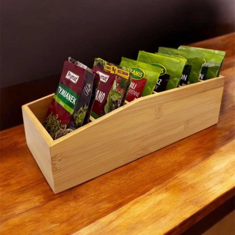 Organizer Bambusowy Na Przyprawy W Torebkach 3807 Lumarko!