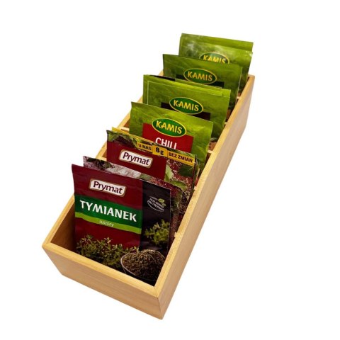 Organizer Bambusowy Na Przyprawy W Torebkach 3807 Lumarko!