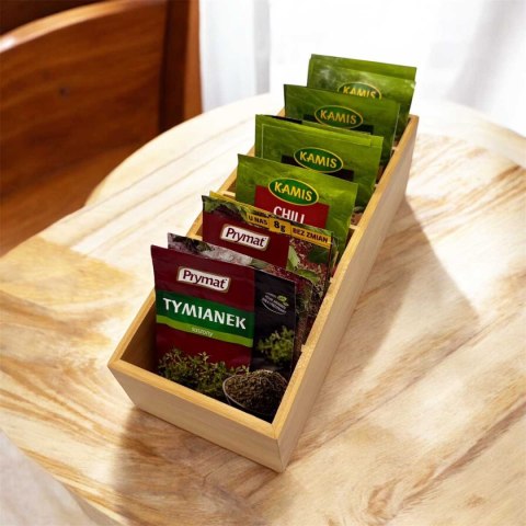 Organizer Bambusowy Na Przyprawy W Torebkach 3807 Lumarko!