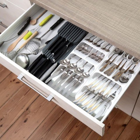 ORGANIZER NA NOŻE BLOK WKŁAD DO SZUFLADY SZARY Lumarko!