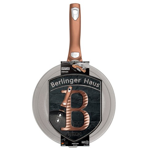 PATELNIA GRANITOWA 24cm BERLINGER HAUS BH-1948 ROSE GOLD Lumarko!