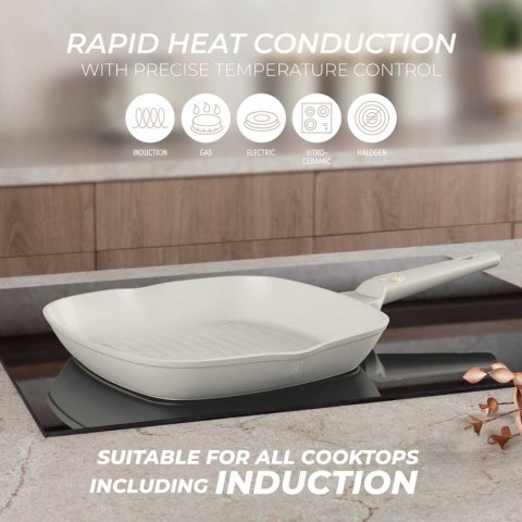 PATELNIA GRILLOWA TYTANOWA 28cm BERLINGER HAUS BH-8066 SAHARA Lumarko!